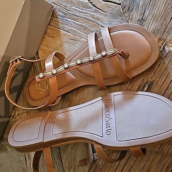 New FRANCO SARTO strappy jewelleries sandals! 6 - Picture 5 of 8